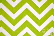 Minky Chevron - Jade/Snow