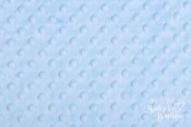 Minky Cuddle Dimple Dot Fabric - Baby Blue Minky Cuddle Dimple Dot Fabric - Baby Blue