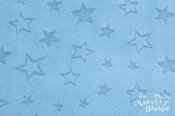 Minky Cuddle Embossed Star Fabric - Baby Blue Minky Cuddle Embossed Star Fabric - Baby Blue
