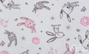 Minky Studio Collection - Bunny Hop/Blush Minky Studio Collection - Bunny Hop/Blush