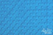 Minky Dot Fabric - Cobalt - 28 x 60 Cut Minky Dot Fabric - Cobalt - 28 x 60 Cut