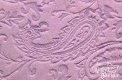 Minky Cuddle Embossed Paisley Fabric - Lavender Minky Cuddle Embossed Paisley Fabric - Lavender