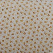 Dino Tracks Flannel Print Fabric - Sand