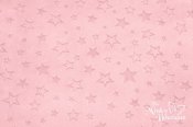 Minky Cuddle Embossed Star Fabric - Pink Minky Cuddle Embossed Star Fabric - Pink