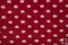 Minky Polka Dot Print Fabric - Red/White Dots - VD