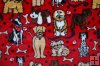 Robert Kaufman Minky Print Fabric - Puppy Pound