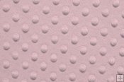 Minky Dot Fabric - Baby Pink