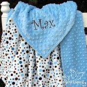 Custom Minky Baby 2 Toddler Blanket