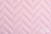 Embossed Chevron Minky Fabric - Blush Embossed Chevron Minky Fabric - Blush