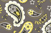 Minky Paisley Print Fabric - Pretty Paisley - Lemon Minky Paisley Print Fabric - Pretty Paisley - Lemon