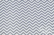 Minky Mini Chevron Fabric - Denim/White Minky Mini Chevron Fabric - Denim/White