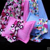 Custom Minky Travel Blanket & Pillow Sham