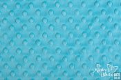 Minky Cuddle Dimple Dot Fabric - Turquoise Minky Cuddle Dimple Dot Fabric - Turquoise