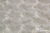 Minky Rose Cuddle Fabric - White Minky Rose Cuddle Fabric - White