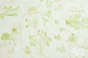 Minky Toile Print Fabric - White/Sage Minky Toile Print Fabric - White/Sage