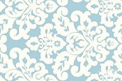 Minky Classic Damask Fabric - Baby Blue/White Minky Classic Damask Fabric - Baby Blue/White