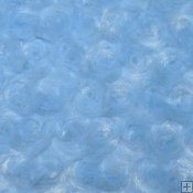Minky Rose Swirl Fabric - Baby Blue - 10 Yard Bolt Minky Rose Swirl Fabric - Baby Blue - 10 Yard Bolt