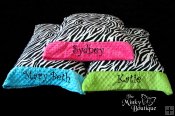 Custom Minky Pillowcase - Monogrammed