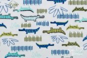 Robert Kaufman Minky Print Fabric - See Ya' Later - Aruba Robert Kaufman Minky Print Fabric - See Ya' Later - Aruba