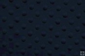 Minky Dot Fabric - Navy Blue