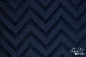 Embossed Chevron Minky Fabric - Navy Embossed Chevron Minky Fabric - Navy