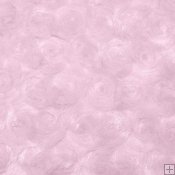 Minky Rose Swirl Fabric - Baby Pink - 10 Yard Bolt Minky Rose Swirl Fabric - Baby Pink - 10 Yard Bolt