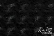 Minky Rose Swirl Embossed Fabric - Black Minky Rose Swirl Embossed Fabric - Black
