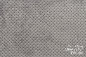 Minky Cloud Spa Fabric - Silver - 12 x 60 Cut Minky Cloud Spa Fabric - Silver - 12 x 60 Cut