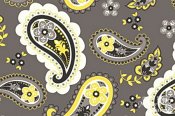 Minky Paisley Print Fabric - Pretty Paisley - Lemon Minky Paisley Print Fabric - Pretty Paisley - Lemon