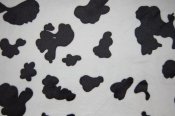 Minky Animal Print Fabric - Cow - Black/White Minky Animal Print Fabric - Cow - Black/White
