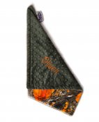 Personalized Camouflage Minky Lovey - True Timber Orange/Hunter Green Personalized Camouflage Minky Lovey - True Timber Orange/Hunter Green