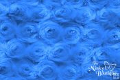 Minky Rose Swirl Embossed Fabric - Turquoise Minky Rose Swirl Embossed Fabric - Turquoise