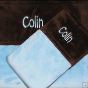 Custom Minky Baby & Security Blanket Gift Set