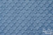 Minky Cuddle Dimple Dot Fabric - Denim Minky Cuddle Dimple Dot Fabric - Denim