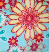 Minky Daisy Print Fabric