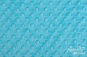 Minky Cuddle Dimple Dot Fabric - Turquoise Minky Cuddle Dimple Dot Fabric - Turquoise