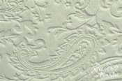 Minky Cuddle Embossed Paisley Fabric - White Minky Cuddle Embossed Paisley Fabric - White
