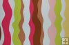 Robert Kaufman Minky Print Fabric - Ribbon Party - Kiwi/Brown