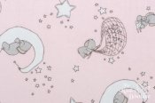 Sweet Melody Minky Cuddle Fabric - Dream Big/Blush Sweet Melody Minky Cuddle Fabric - Dream Big/Blush
