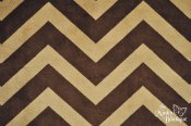 Minky Chevron Fabric - Brown/Cappuccino Minky Chevron Fabric - Brown/Cappuccino
