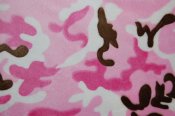 Minky Print Fabric - Camouflage - Pink Minky Print Fabric - Camouflage - Pink