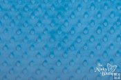 Minky Cuddle Dimple Dot Fabric - Azure Minky Cuddle Dimple Dot Fabric - Azure