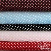 Minky Polka Dot Print Fabric