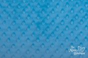 Minky Cuddle Dimple Dot Fabric - Azure Minky Cuddle Dimple Dot Fabric - Azure