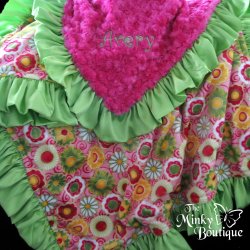 personalized minky blankets