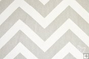 Minky Chevron - Silver/White