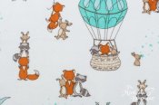 Sweet Melody Minky Cuddle Fabric - Let's Explore/Breeze Sweet Melody Minky Cuddle Fabric - Let's Explore/Breeze