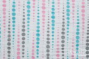 Double Guaze Cotton Embrace - Dotstripe/Paris-Silver-Topaz Double Guaze Cotton Embrace - Dotstripe/Paris-Silver-Topaz