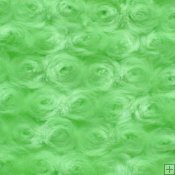 Minky Rose Swirl Fabric - Light Lime - 10 Yard Bolt Minky Rose Swirl Fabric - Light Lime - 10 Yard Bolt