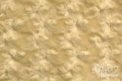 Minky Rose Swirl Embossed Fabric - Banana Minky Rose Swirl Embossed Fabric - Banana